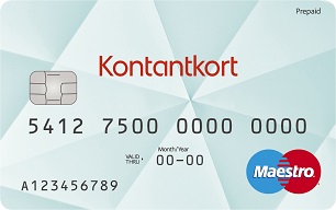 Bild på kontantkort